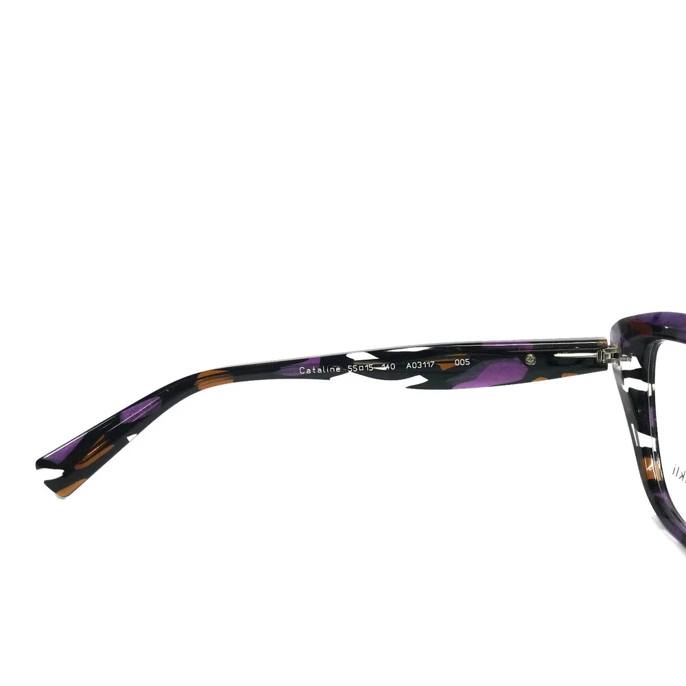 Alain Mikli Eyeglasses Frames Cataline A03117 005 Purple Stained Glass 55-15-140